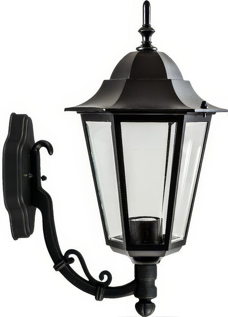 Dabmar Lighting GM135S-B black outdoor wall light fixture