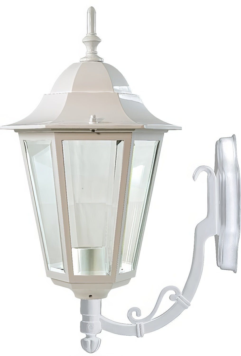 Dabmar Lighting GM135S-L9-27K-W white outdoor wall light fixture