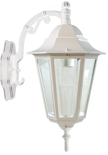 Dabmar Lighting GM136S-L18-65K-W white outdoor wall light fixture