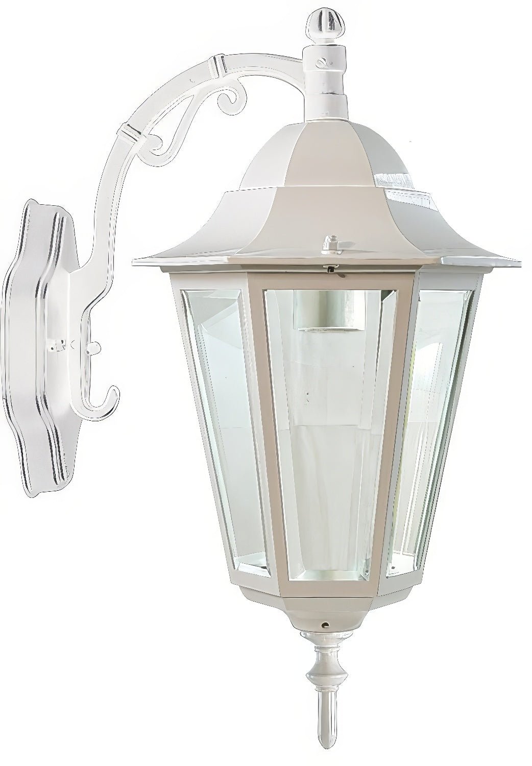 Dabmar Lighting GM136S-L18-65K-W white outdoor wall light fixture