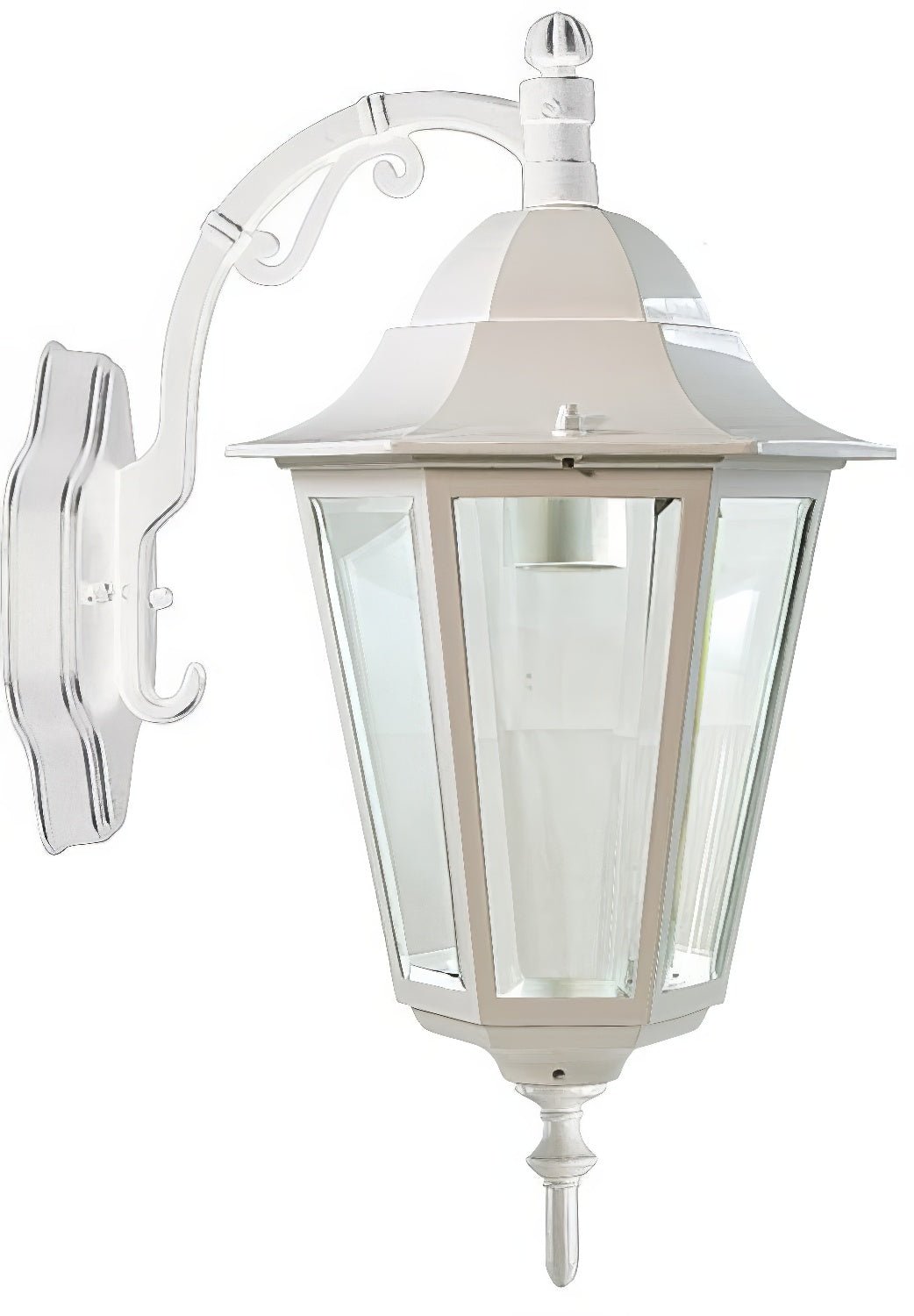 Dabmar Lighting GM136S-L6-30K-W white outdoor wall light fixture