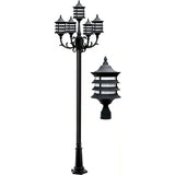 Dabmar Lighting GM1809-B black post light fixture
