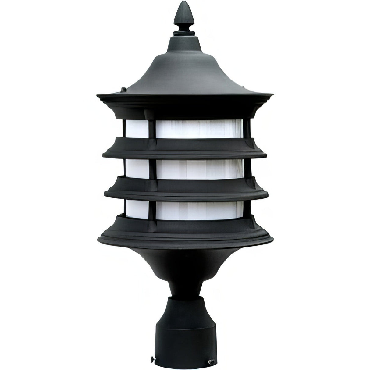 Dabmar Lighting GM182-B black post top light fixture