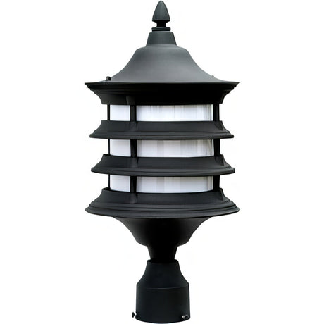 Dabmar Lighting GM182-B black post top light fixture