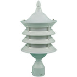 Dabmar Lighting GM182-L18-30K-W white outdoor post light fixture