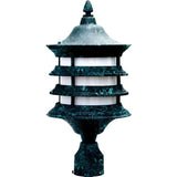 Dabmar Lighting GM182-VG verde green post top light fixture