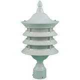 Dabmar Lighting GM182-W white post top light fixture