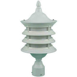 Dabmar Lighting GM1821-L18-30K-W white post light & pole