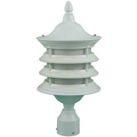 Dabmar Lighting GM1821-L18-30K-W white post light & pole