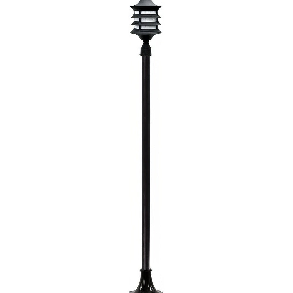 Dabmar Lighting GM1821-L6-RGBW-B black post light & pole