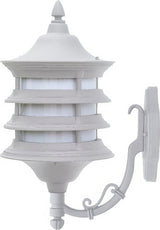Dabmar Lighting GM185-L6-30K-W white outdoor wall light fixture