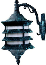 Dabmar Lighting GM186-L6-30K-VG verde green outdoor wall light fixture