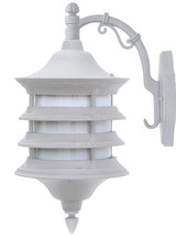 Dabmar Lighting GM186-L6-30K-W white outdoor wall light fixture