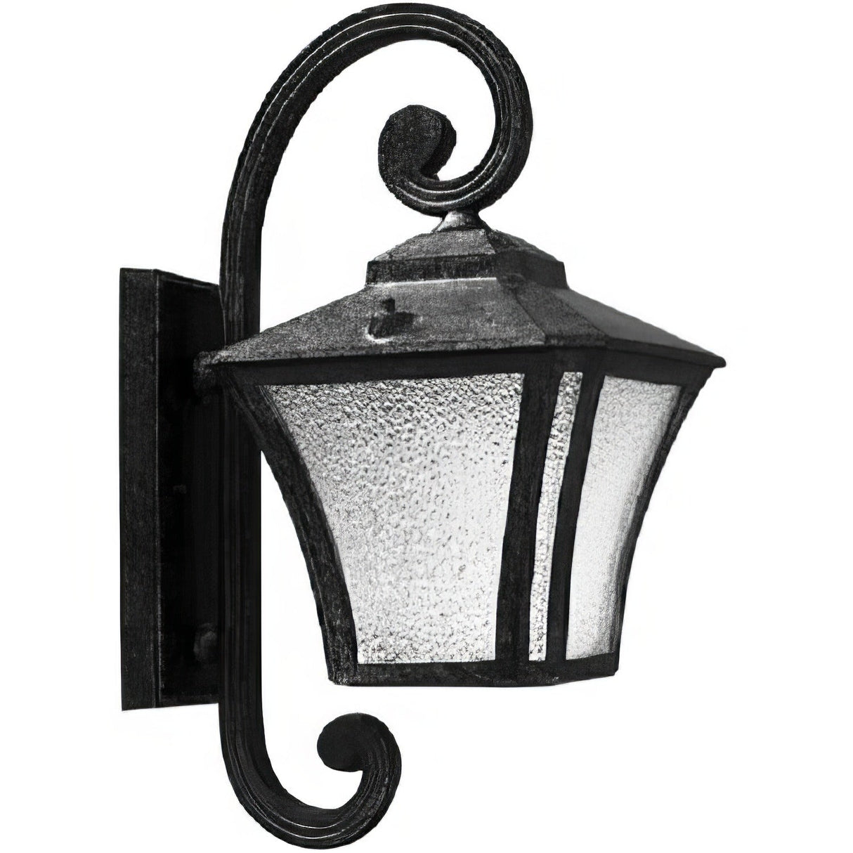Dabmar Lighting GM210-B black outdoor wall light fixture