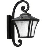 Dabmar Lighting GM210-L18-30K-B black outdoor wall light fixture