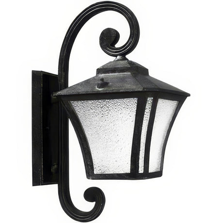 Dabmar Lighting GM210-L18-30K-B black outdoor wall light fixture