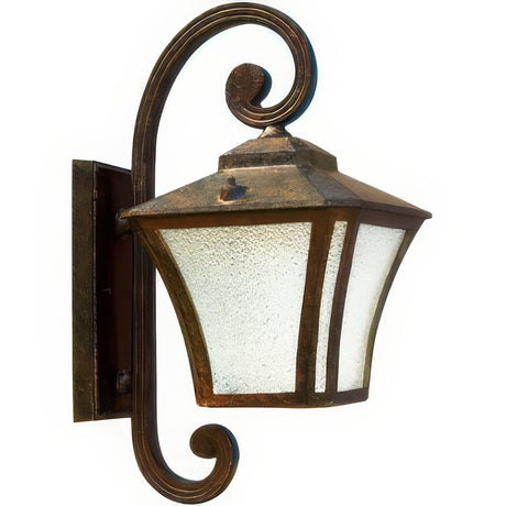 Dabmar Lighting GM210-L18-30K-DBS dark bronze stone outdoor wall light fixture