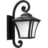 Dabmar Lighting GM210-L18-65K-B black outdoor wall light fixture