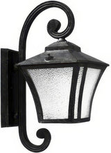 Dabmar Lighting GM210-L6-30K-B black outdoor wall light fixture
