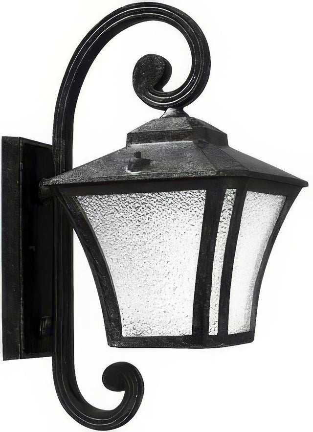 Dabmar Lighting GM210-L6-30K-B black outdoor wall light fixture