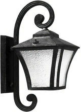Dabmar Lighting GM210-L6-60K-B black outdoor wall light fixture