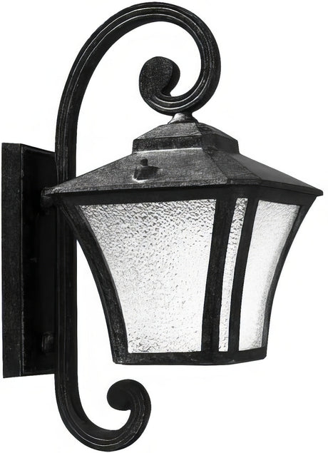Dabmar Lighting GM210-L6-60K-B black outdoor wall light fixture