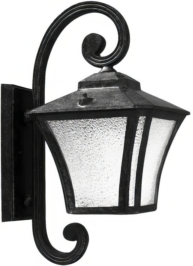 Dabmar Lighting GM210-L6-60K-B black outdoor wall light fixture