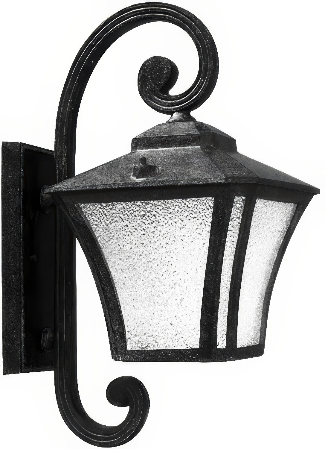 Dabmar Lighting GM210-L6-RGBW-B black outdoor wall light fixture