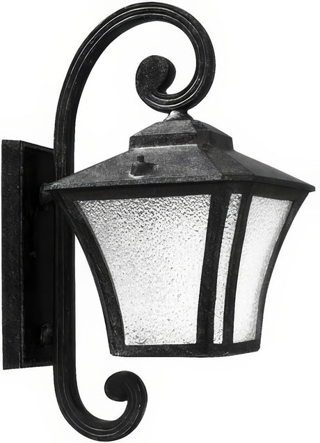 Dabmar Lighting GM210-L6-RGBW-B black outdoor wall light fixture