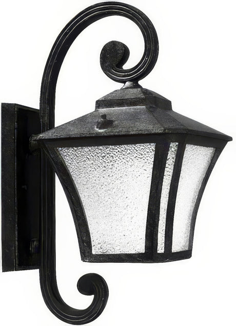 Dabmar Lighting GM210-L9-40K-B black outdoor wall light fixture