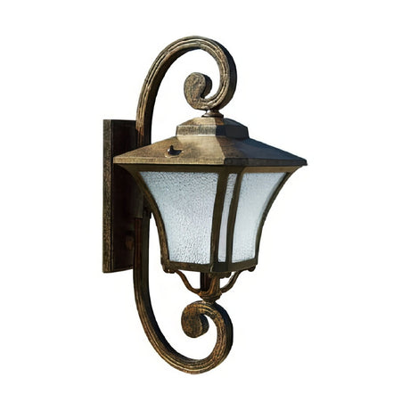 Dabmar Lighting GM211-DS dark bronze stone outdoor wall light fixture