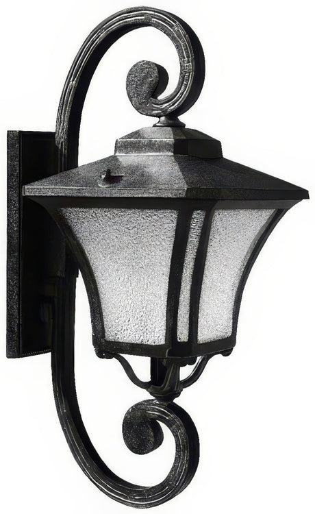 Dabmar Lighting GM211-L18-30K-B black outdoor wall light fixture