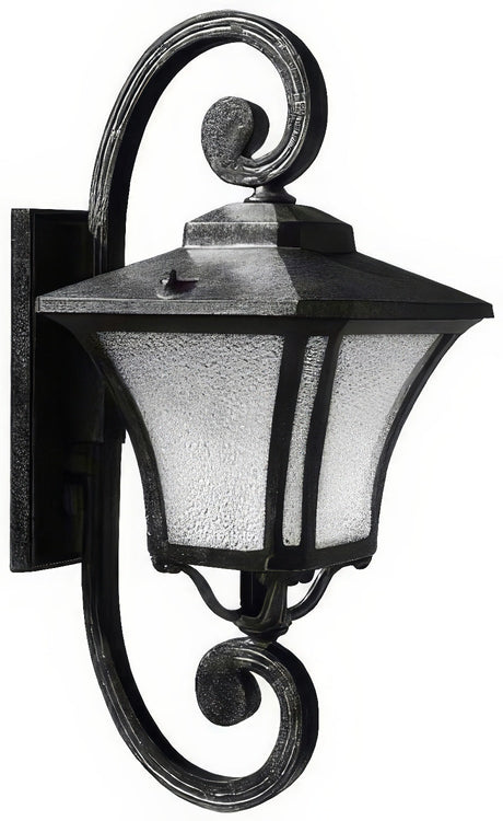 Dabmar Lighting GM211-L18-65K-B black outdoor wall light fixture