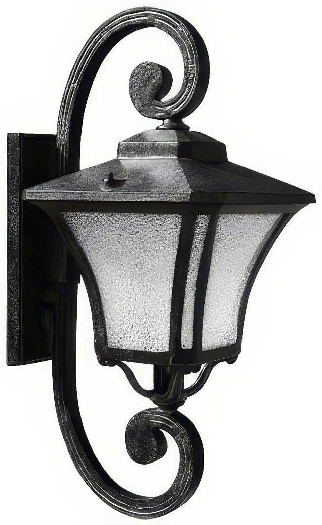 Dabmar Lighting GM211-L18-65K-B black outdoor wall light fixture