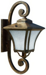 Dabmar Lighting GM211-L18-65K-DBS dark bronze stone outdoor wall light fixture