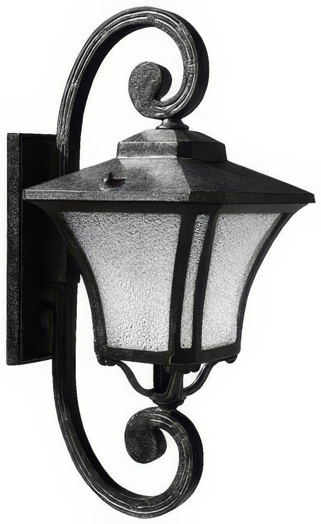Dabmar Lighting GM211-L9-27K-B black outdoor wall light fixture