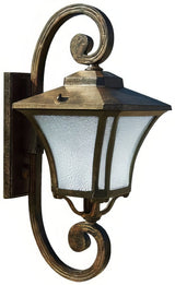 Dabmar Lighting GM211-L9-27K-DBS dark bronze stone outdoor wall light fixture