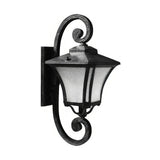 Dabmar Lighting GM211-L9-40K-B black outdoor wall light fixture