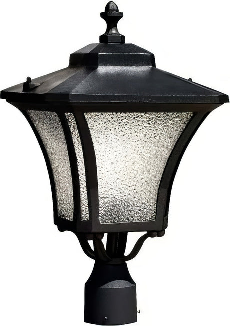 Dabmar Lighting GM212-L12-RGBW-B black outdoor post light fixture