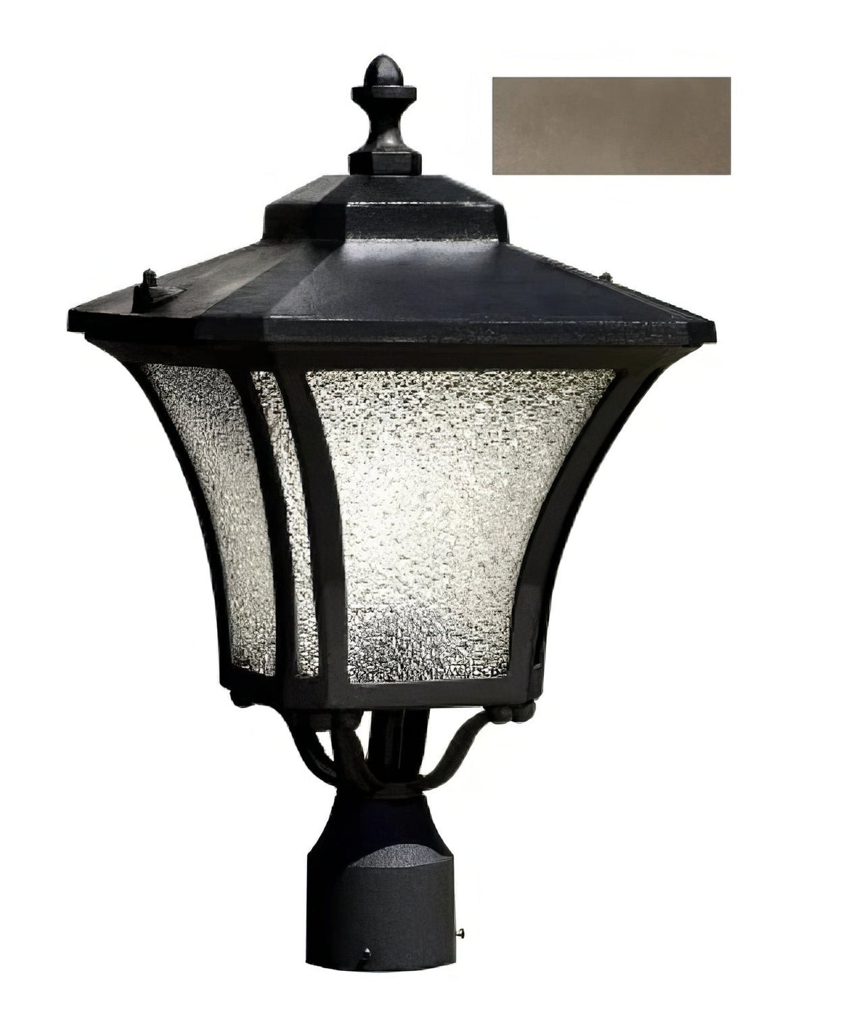 Dabmar Lighting GM212-L18-30K-BZ bronze outdoor post light fixture