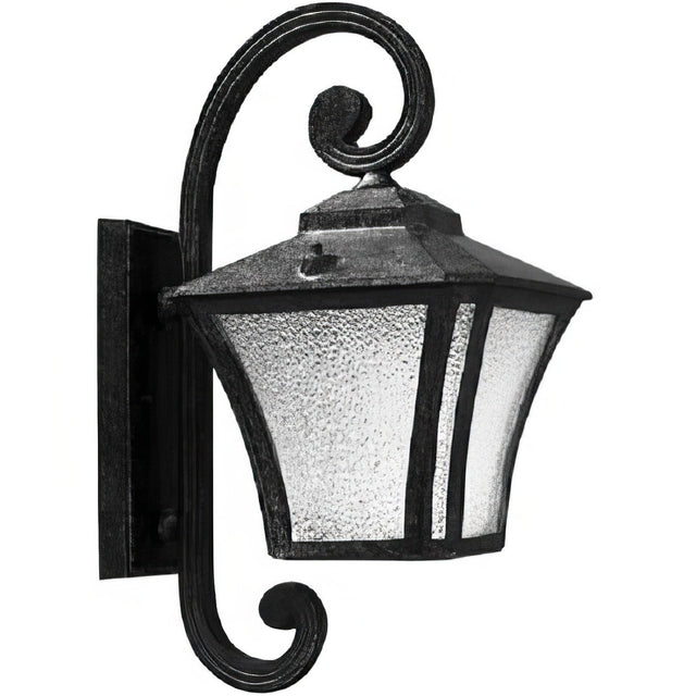 Dabmar Lighting GM215-B black outdoor wall light fixture