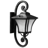 Dabmar Lighting GM217-B black outdoor wall light fixture