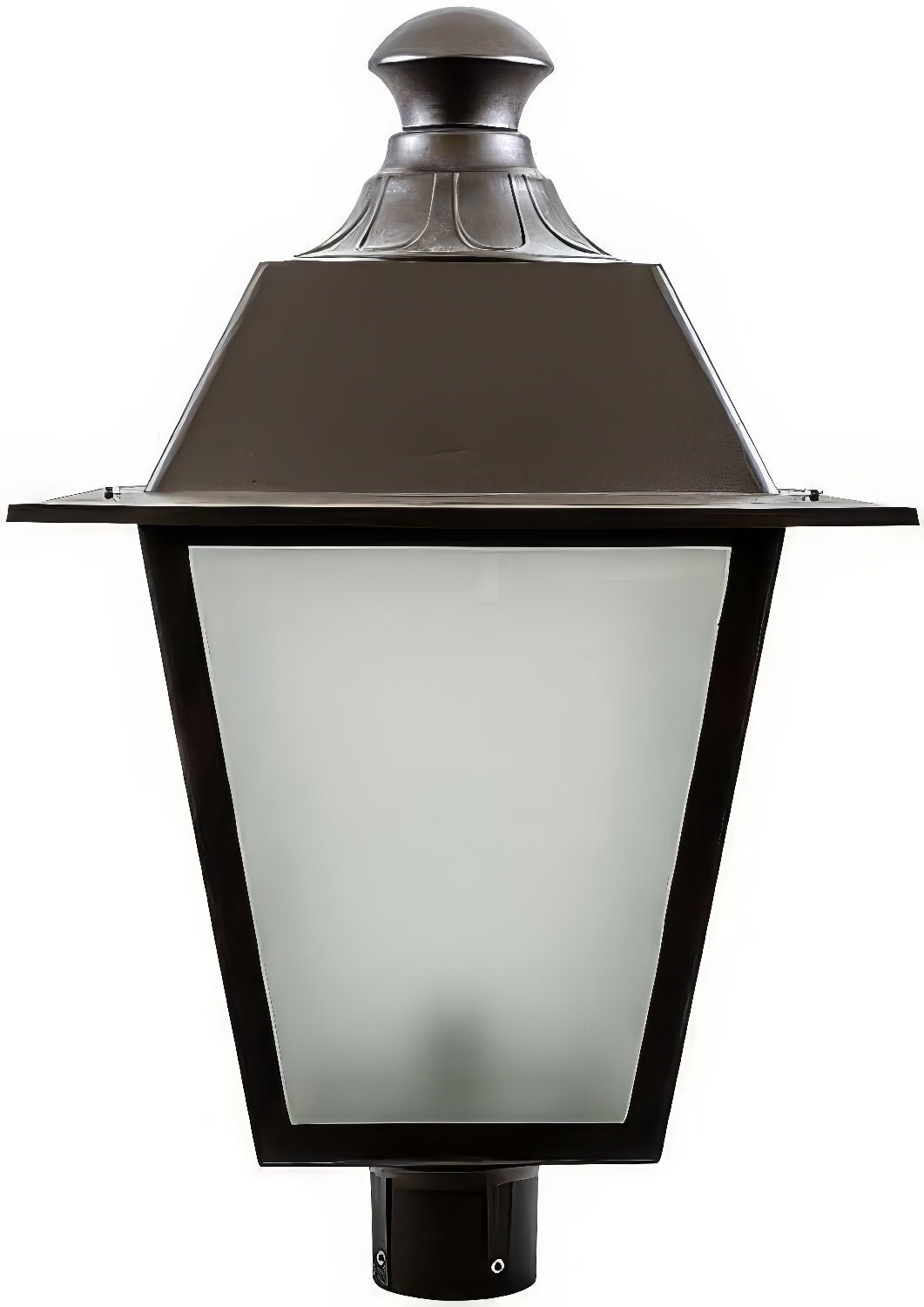 Dabmar Lighting GM224-L30-30K-B black outdoor post light fixture