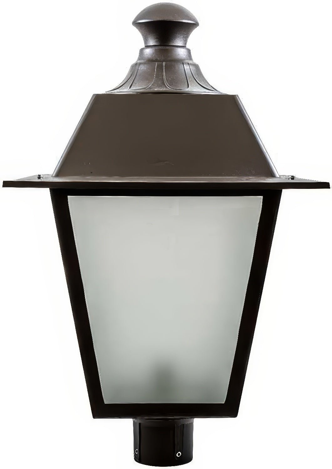Dabmar Lighting GM224-L30-65K-B black outdoor post light fixture