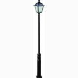 Dabmar Lighting GM2241-L30-30K-B black post light & pole