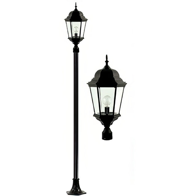 Dabmar Lighting GM2301-B black post fixture