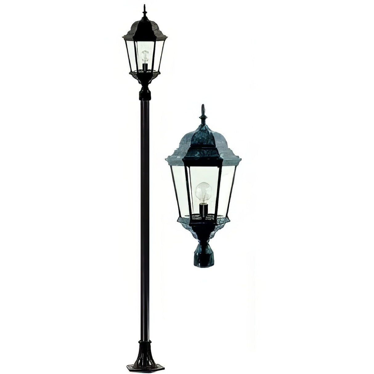 Dabmar Lighting GM2301-VG verde green post fixture