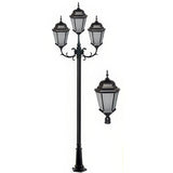 Dabmar Lighting GM2306-B-FROST black post top fixture