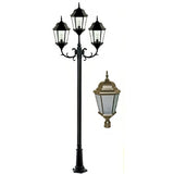 Dabmar Lighting GM2306-BZ-FROST bronze post top fixture