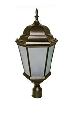 Dabmar Lighting GM235-L20-50K-BZ-FR bronze outdoor post light fixture